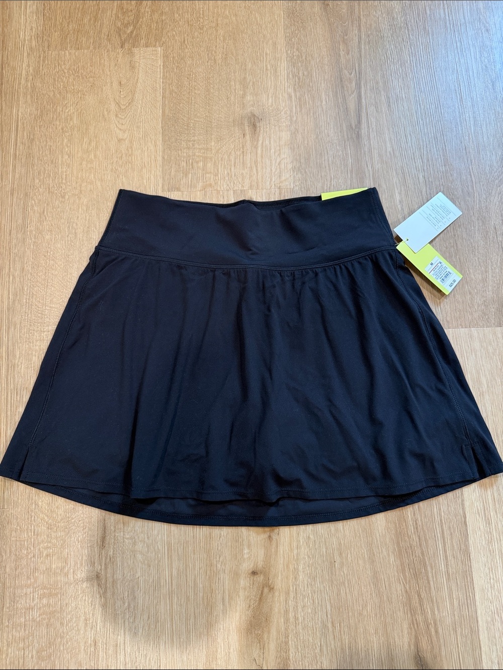 NWT All In Motion Black Women's Active Knit Skort - Athletic Skirt- size M